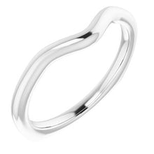 Charger l'image dans la galerie, Sterling Silver Band for 7.4 mm Round Ring

