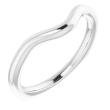 Charger l'image dans la galerie, Sterling Silver Band for 10 x 8 mm Oval Ring
