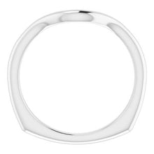 Charger l'image dans la galerie, Sterling Silver Band for 10 x 8 mm Oval Ring
