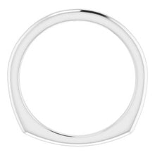Charger l'image dans la galerie, Sterling Silver Band for 5 x 3 mm Oval Ring
