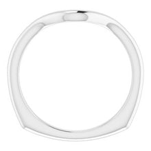 Charger l'image dans la galerie, Sterling Silver Band for 9.4 mm Round Ring
