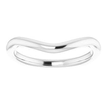 Charger l'image dans la galerie, Sterling Silver Band for 11 x 9 mm Oval Ring
