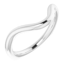Load image into Gallery viewer, Sterling Silver Band for 14 mm Round Ring
