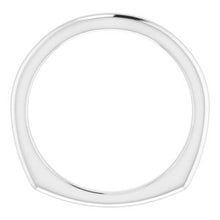Charger l'image dans la galerie, Sterling Silver Band for 6 x 4 mm Oval Ring
