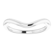 Load image into Gallery viewer, Sterling Silver Band for 10 x 10 mm Cushion Ring
