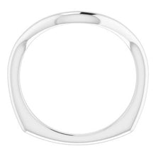 Charger l'image dans la galerie, Sterling Silver Band for 16 x 12 mm Oval Ring

