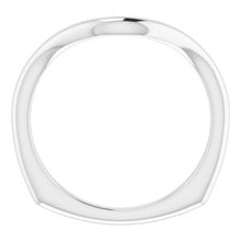 Load image into Gallery viewer, Sterling Silver Band for 11 x 11 mm Cushion Ring
