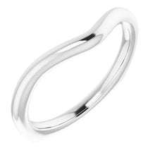 Charger l'image dans la galerie, Sterling Silver Band for 8 x 8 mm Cushion Ring
