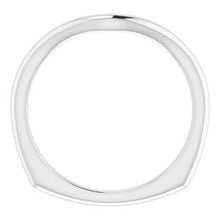Charger l'image dans la galerie, Sterling Silver Band for 8 x 8 mm Cushion Ring
