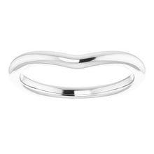 Load image into Gallery viewer, Sterling Silver Band for 6 x 6 mm Asscher Ring
