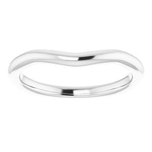 Charger l'image dans la galerie, Sterling Silver Band for 7 x 5 mm Emerald Ring

