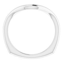 Load image into Gallery viewer, Sterling Silver Band for 12 x 12 mm Cushion Ring
