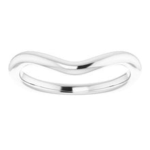Load image into Gallery viewer, Sterling Silver Band for 9 x 9 mm Asscher Ring
