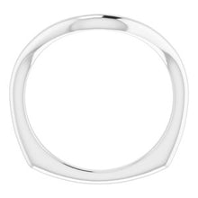 Charger l'image dans la galerie, Sterling Silver Band for 16 x 12 mm Emerald Ring
