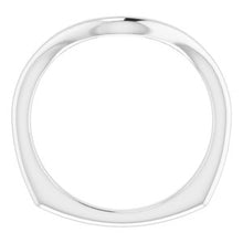 Charger l'image dans la galerie, Sterling Silver Band for 10 x 10 mm Asscher Ring
