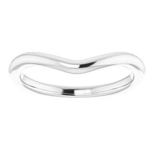 Charger l'image dans la galerie, Sterling Silver Band for 8 x 8 mm Asscher Ring
