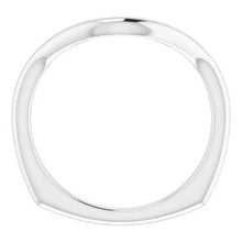Charger l'image dans la galerie, Sterling Silver Band for 10 x 10 mm Square Ring
