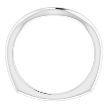 Load image into Gallery viewer, Sterling Silver Band for 10 x 8 mm Emerald Ring
