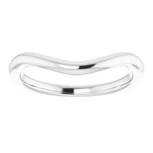 Load image into Gallery viewer, Sterling Silver Band for 10 x 8 mm Emerald Ring
