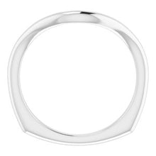 Load image into Gallery viewer, Sterling Silver Band for 12 x 10 mm Emerald Ring
