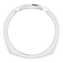 Load image into Gallery viewer, Sterling Silver Band for 7 x 7 mm Square Ring
