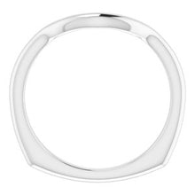 Load image into Gallery viewer, Sterling Silver Band for 7.5 x 7.5 mm Square Ring
