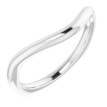 Charger l'image dans la galerie, Sterling Silver Band for 14 x 10 mm Emerald Ring
