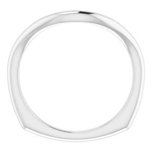 Charger l'image dans la galerie, Sterling Silver Band for 14 x 10 mm Emerald Ring
