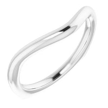 Load image into Gallery viewer, Sterling Silver Band for 11 x 9 mm Emerald Ring
