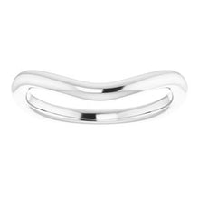 Load image into Gallery viewer, Sterling Silver Band for 11 x 9 mm Emerald Ring
