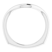 Load image into Gallery viewer, Sterling Silver Band for 13 x 13 mm Cushion Ring
