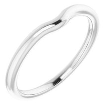 Charger l'image dans la galerie, Sterling Silver Band for 5x3 mm Oval Ring
