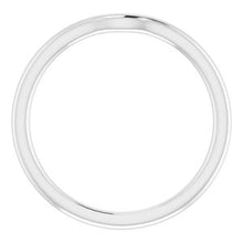Charger l'image dans la galerie, Sterling Silver Band for 5x3 mm Oval Ring
