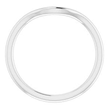 Charger l'image dans la galerie, Sterling Silver Band for 8 mm Cushion Ring
