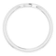 Charger l'image dans la galerie, Sterling Silver Band for 8x6 mm Oval Ring
