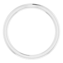 Charger l&#39;image dans la galerie, Sterling Silver Band for 5 mm Cushion Ring
