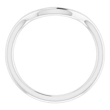 Charger l'image dans la galerie, Sterling Silver Band for 12 mm Cushion Ring
