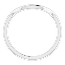 Charger l&#39;image dans la galerie, Sterling Silver Band for 14 mm Cushion Ring
