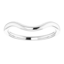 Charger l'image dans la galerie, Sterling Silver Band for 10 mm Cushion Ring
