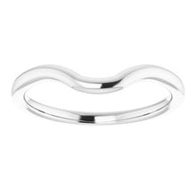 Charger l&#39;image dans la galerie, Sterling Silver Band for 8x6 mm Emerald Ring
