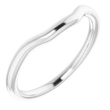 Charger l'image dans la galerie, Sterling Silver Band for 6.5 mm Square Ring
