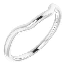 Charger l'image dans la galerie, Sterling Silver Band for 9 mm Square Ring
