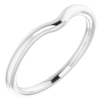 Charger l'image dans la galerie, Sterling Silver Band for 6x4 mm Oval Ring
