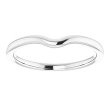 Charger l'image dans la galerie, Sterling Silver Band for 6x4 mm Oval Ring
