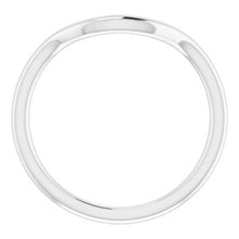 Charger l'image dans la galerie, Sterling Silver Band for 11 mm Cushion Ring
