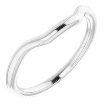 Charger l'image dans la galerie, Sterling Silver Band for 8 mm Square Ring
