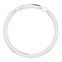 Charger l'image dans la galerie, Sterling Silver Band for 8 mm Square Ring

