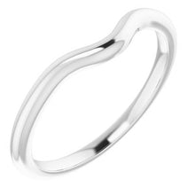 Charger l'image dans la galerie, Sterling Silver Band for 7.4 mm Round Ring

