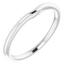 Charger l'image dans la galerie, Sterling Silver Band for 4.1 mm Round Ring
