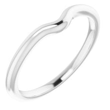 Charger l'image dans la galerie, Sterling Silver Band for 6x4 mm Oval Ring
